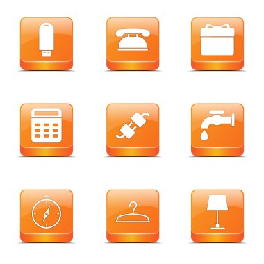 ev aletleri Icon set