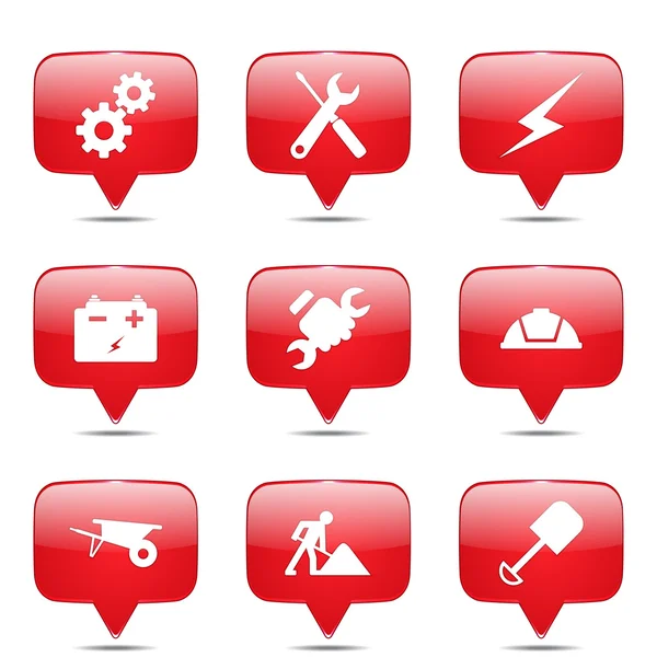Conjunto de ícone de ferramentas de construção —  Vetores de Stock