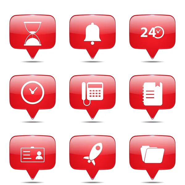zaman süresi Icon set