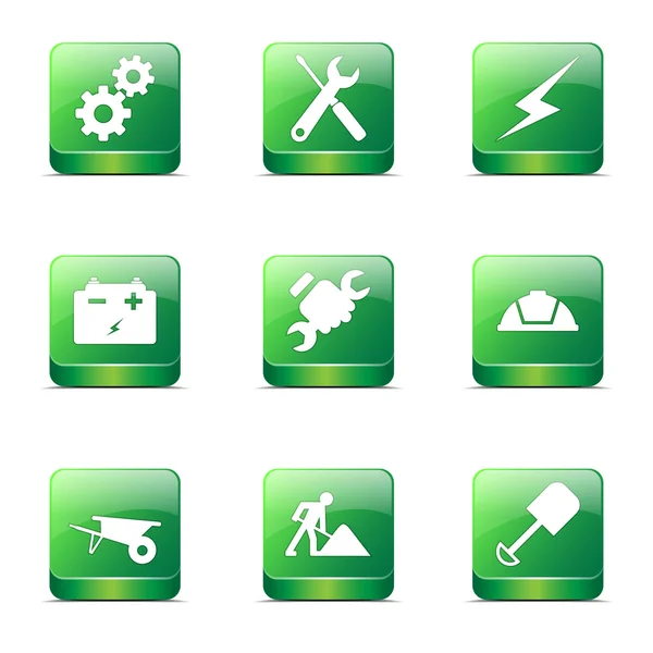 Conjunto de ícone de ferramentas de construção —  Vetores de Stock