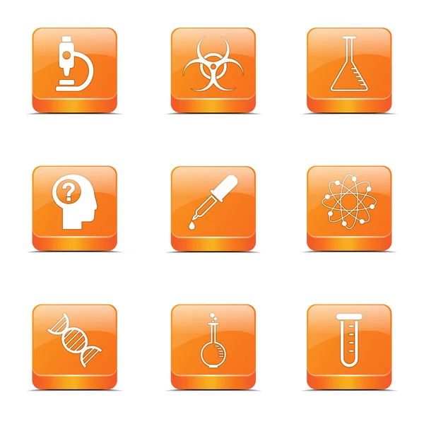 Science Instruments Icon Design Set — ストックベクタ
