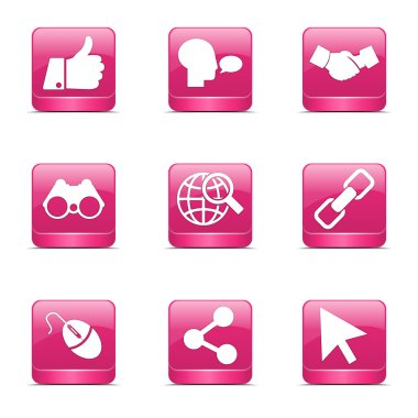 Sosyal Internet simge seti