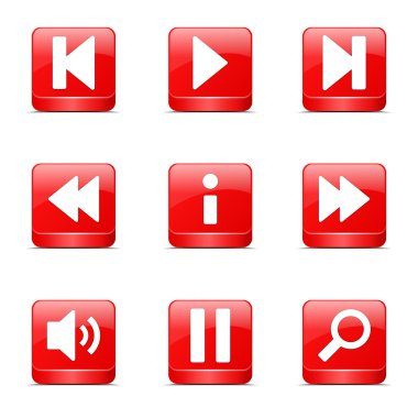 Çoklu ortam denetleyicisi Icon set