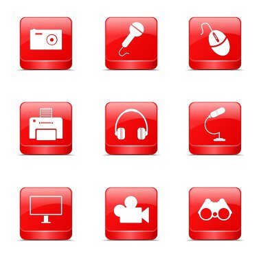 boya, vernik Icon set