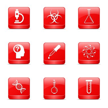 Science Instruments Icon Design Set