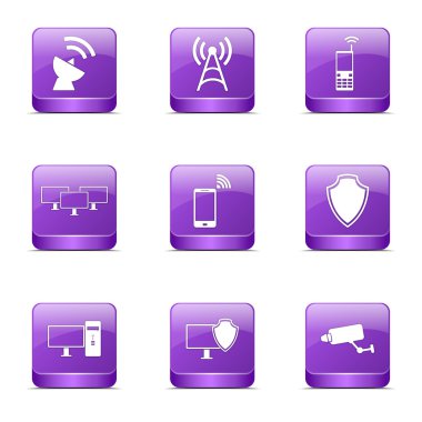 Telekom iletişim Icon set