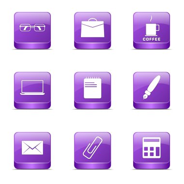 Office iş Icon set