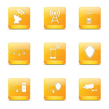 Telekom iletişim Icon set
