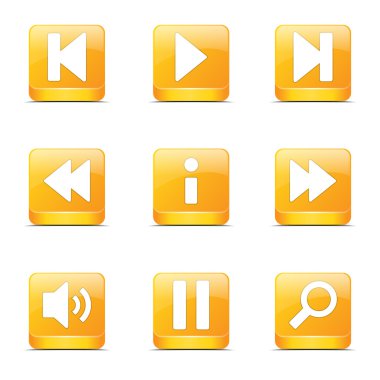 Çoklu ortam denetleyicisi Icon set