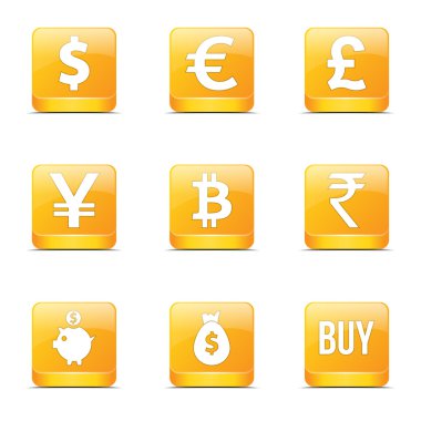 para birimi işareti Icon set