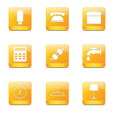 ev aletleri Icon set