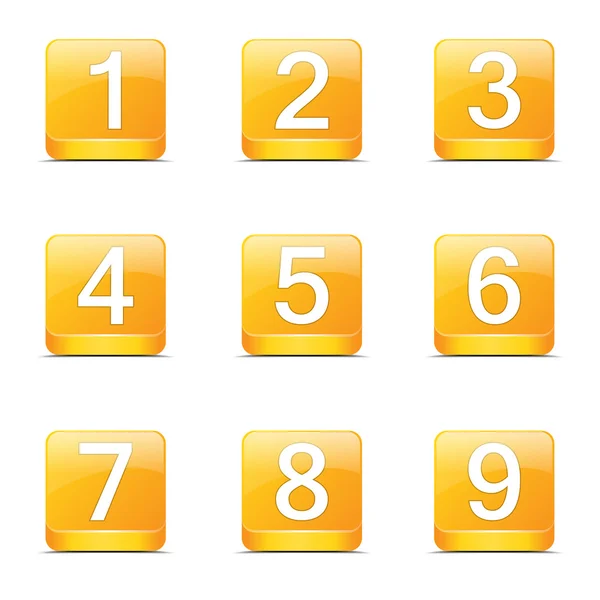 Набір піктограм підрахунку чисел — стоковий вектор