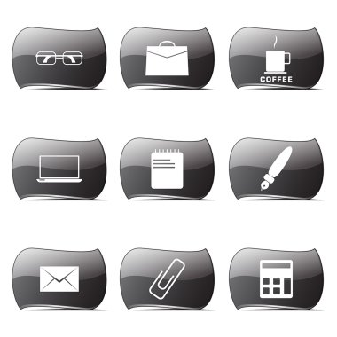 Office iş Icon set