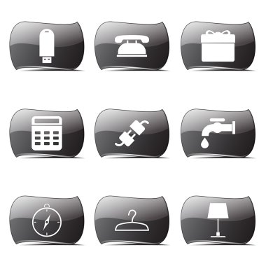 ev aletleri Icon set