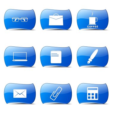 Office iş Icon set