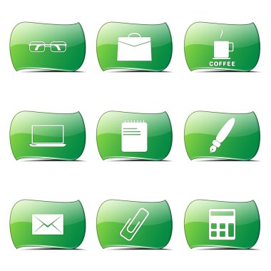 Office iş Icon set