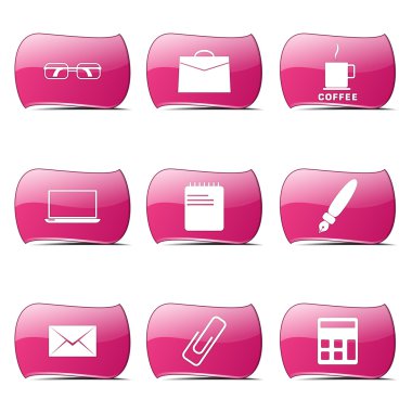 Office iş Icon set