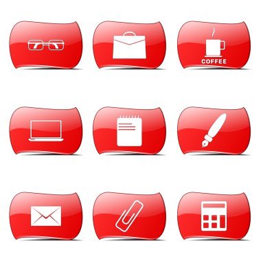 Office iş Icon set