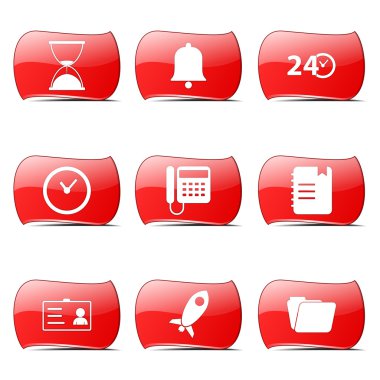 zaman süresi Icon set