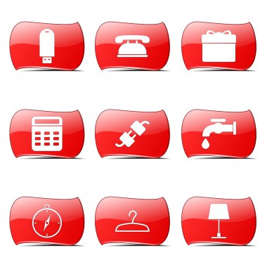 ev aletleri Icon set