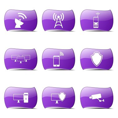 Telekom iletişim Icon set