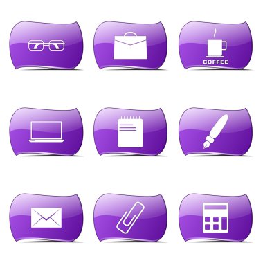 Office iş Icon set