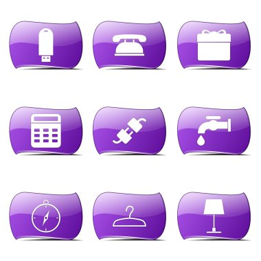 ev aletleri Icon set