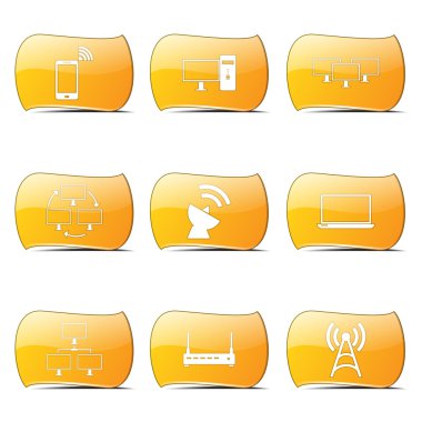 Telekom iletişim Icon set