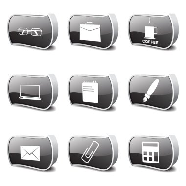 Office iş Icon set