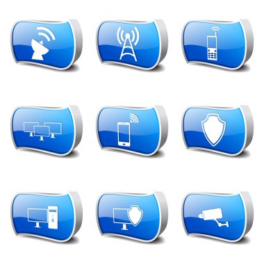 Telekom iletişim Icon set