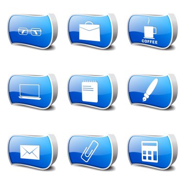 Office iş Icon set