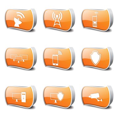 Telekom iletişim Icon set