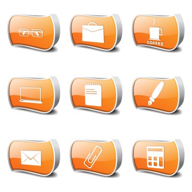 Office iş Icon set