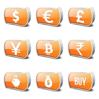 para birimi işareti Icon set