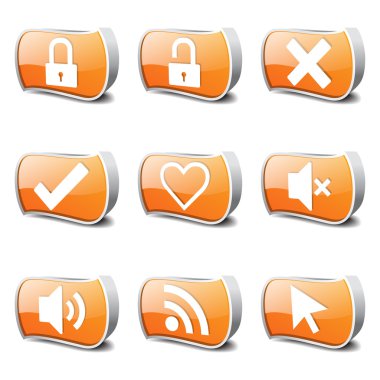 SEO internet işareti Icon set