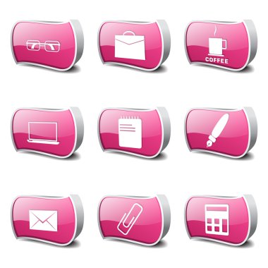 Office iş Icon set