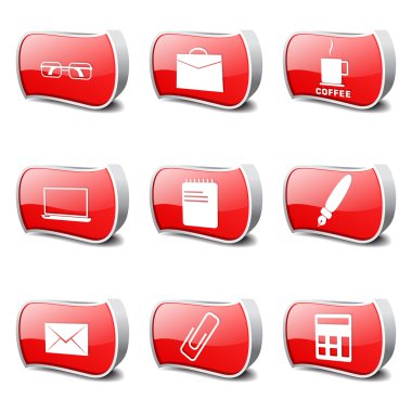 Office iş Icon set