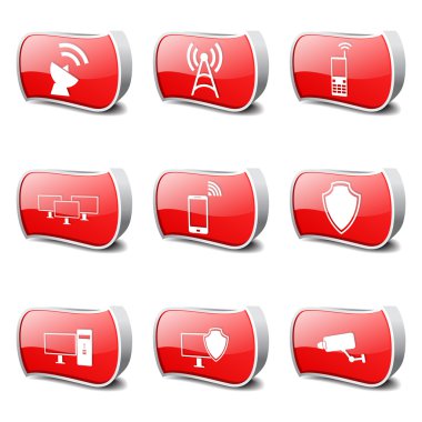Telekom iletişim Icon set