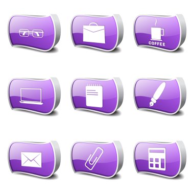 Office iş Icon set