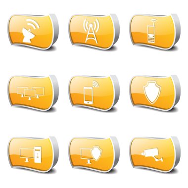 Telekom iletişim Icon set
