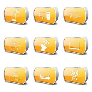 Telekom iletişim Icon set