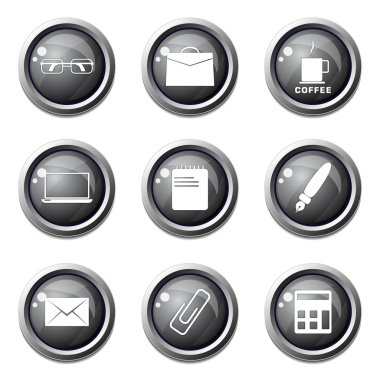 Office iş Icon set