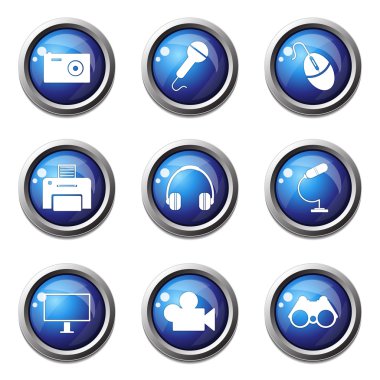 boya, vernik Icon set