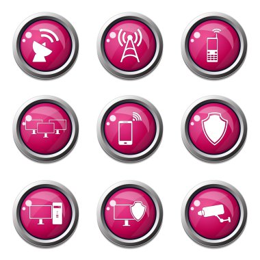 Telekom iletişim Icon set