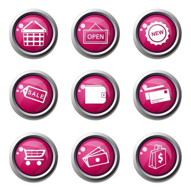 SEO internet işareti Icon set
