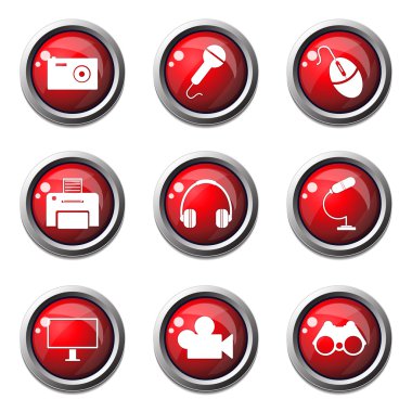 boya, vernik Icon set