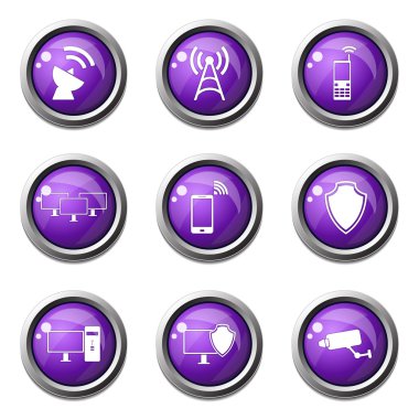 Telekom iletişim Icon set