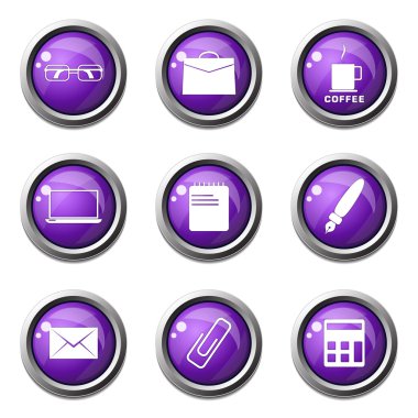 Office iş Icon set