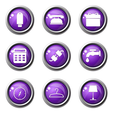ev aletleri Icon set