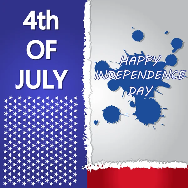 American Independence Day — Stock Vector